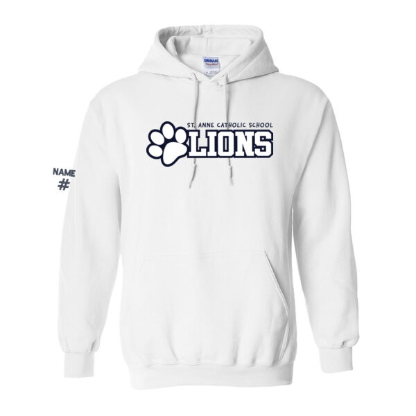 Gildan Unisex Lion's Paw Twill Hoodie Thumbnail